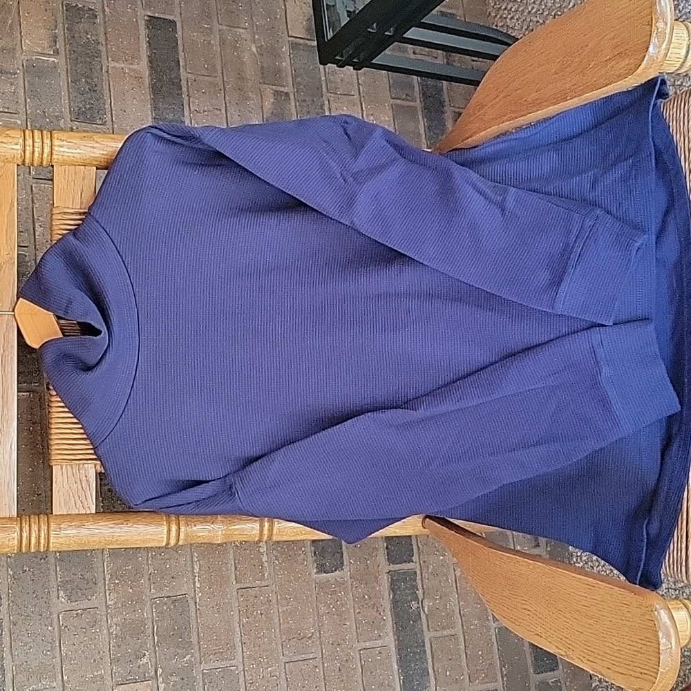 Lands' End  navy blue turtleneck, size 2XL - Picture 3 of 7
